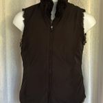 Faux Fur Reversible Vest in Dark Brown Sz:S/M Size undefined Photo 2