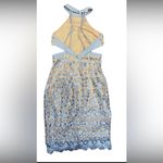 L'ATISTE L’atiste Floral Embroidered Appliqué Lace Dress Scalloped hem CutOut Party Glam Photo 1