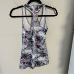 Lululemon Cool Racerback Watercolor Floral Tank Photo 3