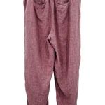 Athleta Cabo Linen Wide Leg High Waisted Pants Plus Tawny Rose Orchard Pink 22 Photo 3