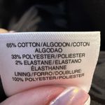 Kasper Tailored Blazer Jacket Black White Stitching Cotton Blend Women’s Size 8 Photo 7