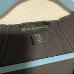 House of Harlow  1960 Black Ribbed Knit Blouse Photo 4
