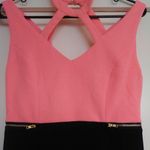 Sexy Pink and Black Strappy Fitted Mini Photo 1