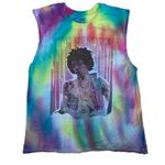 None Jimi Hendrix Authentic Hendrix Tie Dye Graphic Muscle Tank Photo 0