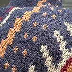 Billabong  Blue Pocket Collared Open Winter Solstice Sweater Size Small FLAWED Photo 6