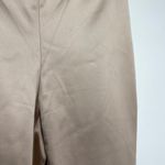 Babaton ARITZIA Ten by Sundance High waisted flared satin pants TAUPE Size 4 Photo 4