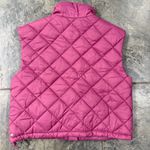 Zella New!  Reversible Quilted Nylon Puffer Vest Pink Sz‎ Medium $109 Photo 9
