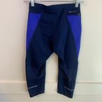 Nike  Dri-Fit Dark & Royal Blue Cropped Leggings Photo 4