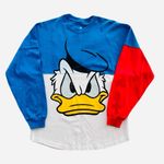 Disney Unisex DisneylandSpirit Jersey Vibrant Blue Top Donald Duck Size S Rare Photo 1