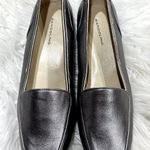 Bandolino  Metallic Faux Leather Loafers Sz 9.5 Photo 0