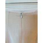 Escada Pull On Fishtail Knee Length Skirt Wool Ruffle Back Cream Women's Size 38 Photo 5