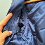 Leather Moto Jacket / Vest in Blue XS Photo 8