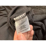 Pink Rose  Black Ribbed Wrap Crop Top – Size S Photo 5