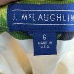 J. McLaughlin  Size 6 Pencil Skirt Yellow Floral Green Leaf Black White Check Photo 3