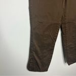 J.Crew  stretch city fit equestrian style pants brown women’s size 8 cropped Photo 3