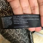 Eileen Fisher 422.  Jacquard Flight Jacket Womens XL Black Bone Full Zip Photo 9