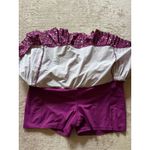Lululemon  Womens Time To Shine‎ Paradise Purple Print Pace Rival Skirt  Size 10 Photo 2