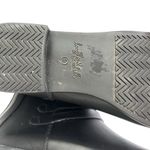 Loeffler Randall Rain Boots Women's Size 9 Fenton Black Rubber Gold Buckle Ankle Photo 10