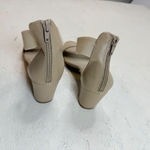 White Mountain Elinie Womens Open Toe Ankle Strap Block Heel Sandals 7.5M Beige Photo 5