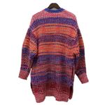 Free People Dreaming Again Berry Blast Combo Multi Knit Cardigan Sweater Size XS Photo 8