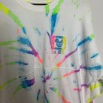 Disney WALT WORLD- Neon Splatter Adult Spirit Jersey Tie Dye Mickey Photo 3