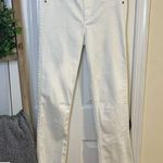 Abercrombie & Fitch Skinny Bootcut White Jeans Photo 0