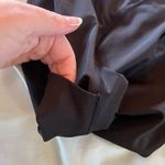 Athleta Leggings Women L Black Running Stretch Zipper 7/8 Ultimate Run Tight Photo 10