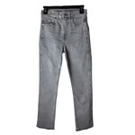 Gap  Jeans Women 26 Gray Denim Vintage Slim Sky High Ankle Raw Hem Streetwear Photo 1