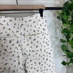 ZARA  The Marine Straight Crop Wide Leg Pants Floral Print size 6 Photo 8