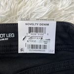 INC  Women’s Novelty Denim Stretch bootleg in deep black size 0P Photo 1