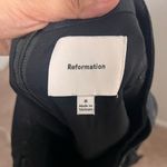 Reformation Clover Linen Micro Skort - Black Photo 6