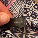 The Limited  Halter Top Navy/Pink Tie Back Tassels Silky Cocktail Office Y2K Girl Photo 7