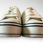 Joie ‎ Women's Dabnis White Stripe Platform Sneakers Size 37 | EUC Photo 5