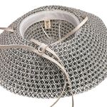 Open Edit  Structured Straw Sun Hat  Wide Brim Geometric Weave Photo 6