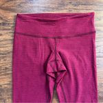 Lululemon • Wunder Under Pant legging Luon Pique maroon Rust Berry Bumble Photo 3