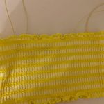 Urban Outfitters Yellow Cropped Tank Photo 1