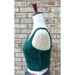 Abercrombie & Fitch NWOT Green Tweed Crop Top Photo 5