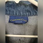 Charter Club  Women’s Denim Blazer Coat Jacket Photo 3