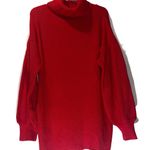 JODIFL Red Turtleneck Sweater Women’s Medium Photo 0