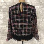 ZARA  Tweed Fringe Crop Top Photo 4