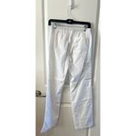 WonderWink Wonderwork Scrub Pant Women XS Cargo White NWOT pockets drawstring stretch waist Photo 1