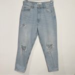 ZARA  High Waisted Ripped‎ Jeans Size 6 Photo 1