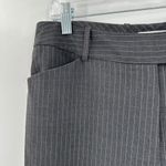 Tahari  Arthur S. Levine Classics Gray Black Pinstriped Dress Pants Size 10 Photo 4