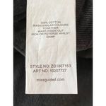 Missguided NWT‎  Sz 8P Denim Riot High Rise Mom Jeans High Joggers Black Carrot Photo 7