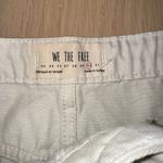 We The Free  Cream Denim Skirt With Buttons Size 30 Photo 3
