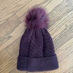 Alepo Womens Winter Beanie Hat, Warm Fleece Lined Knitted Soft Cap with Pom Purple Photo 5