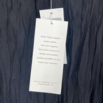 Eileen Fisher 100% Silk a Lightweight Crinkle Chiffon Dress Black Size Large NWT Photo 3