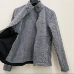 The North Face Heather Gray Fleece Full Zip Jacket Photo 6