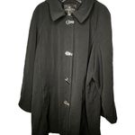 London Fog London‎ Fog Black Hoody Coat Photo 0