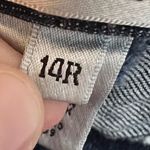 White House | Black Market  Blanc Bootcut Blue Jeans Womens 14R Denim Dark Stretch Photo 5